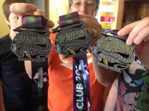 Harry Potter Virtual Run medals