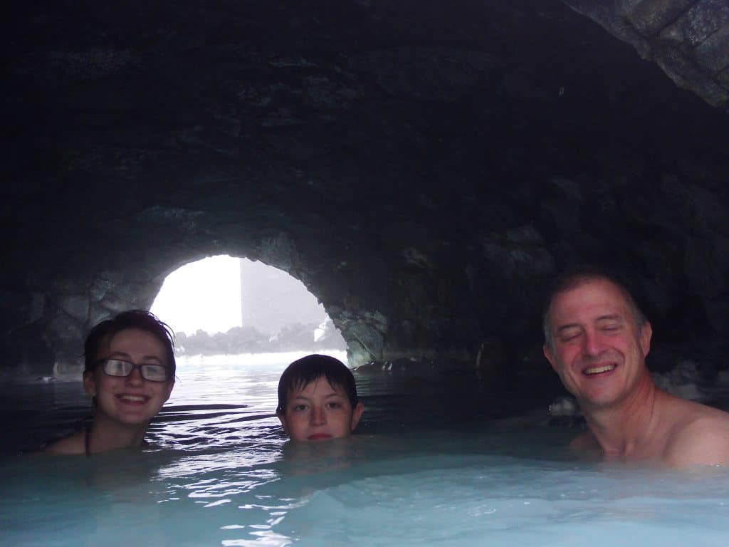 Lava cave at Blue Lagoon