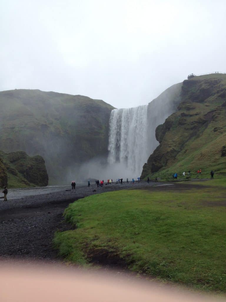 Iceland waterfall