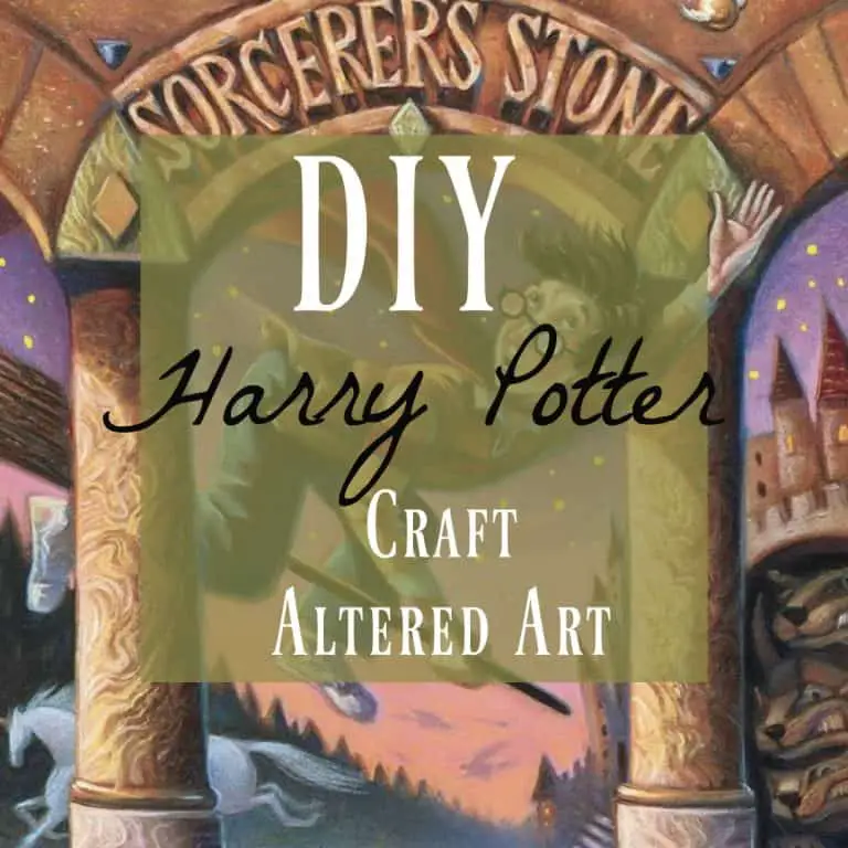 How To DIY Harry Potter Altered Art Craft