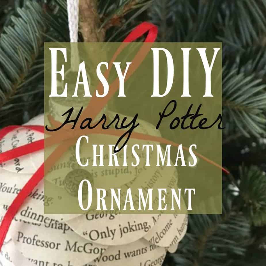 Totally Awesome DIY Harry Potter Christmas Ornament