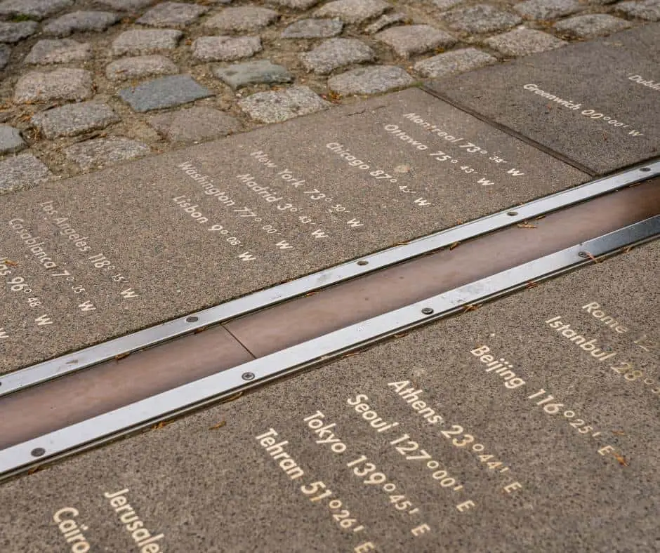 Prime Meridian Line Greenwich Village London