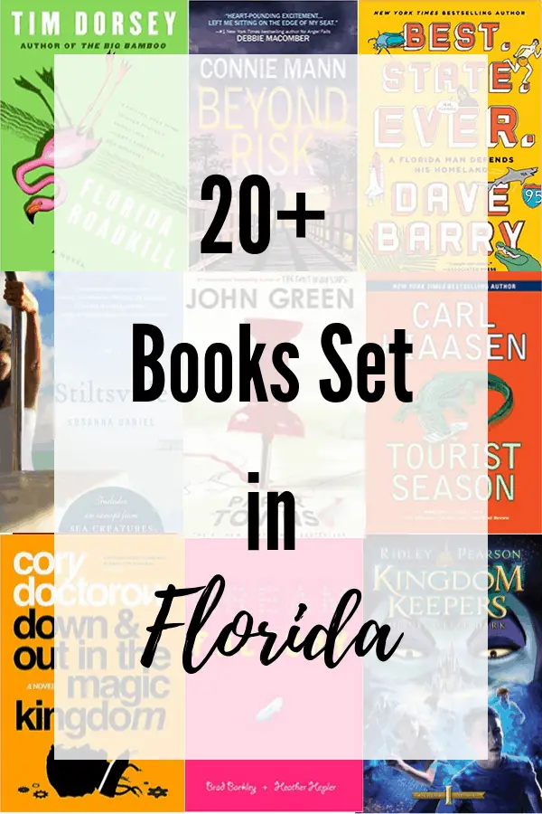 book covers of 9 books set in Florida