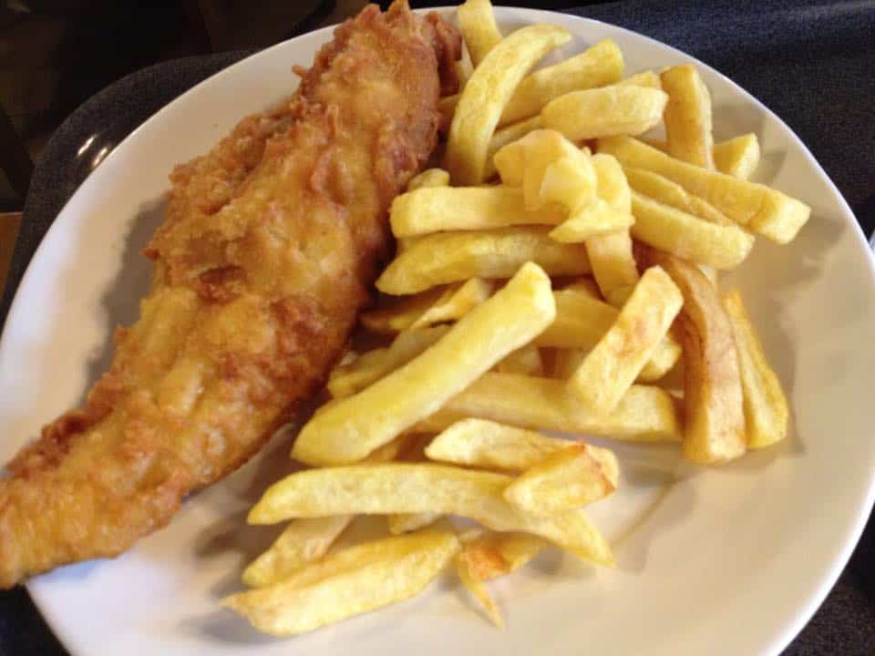 fish and chips in Greenwich Village London