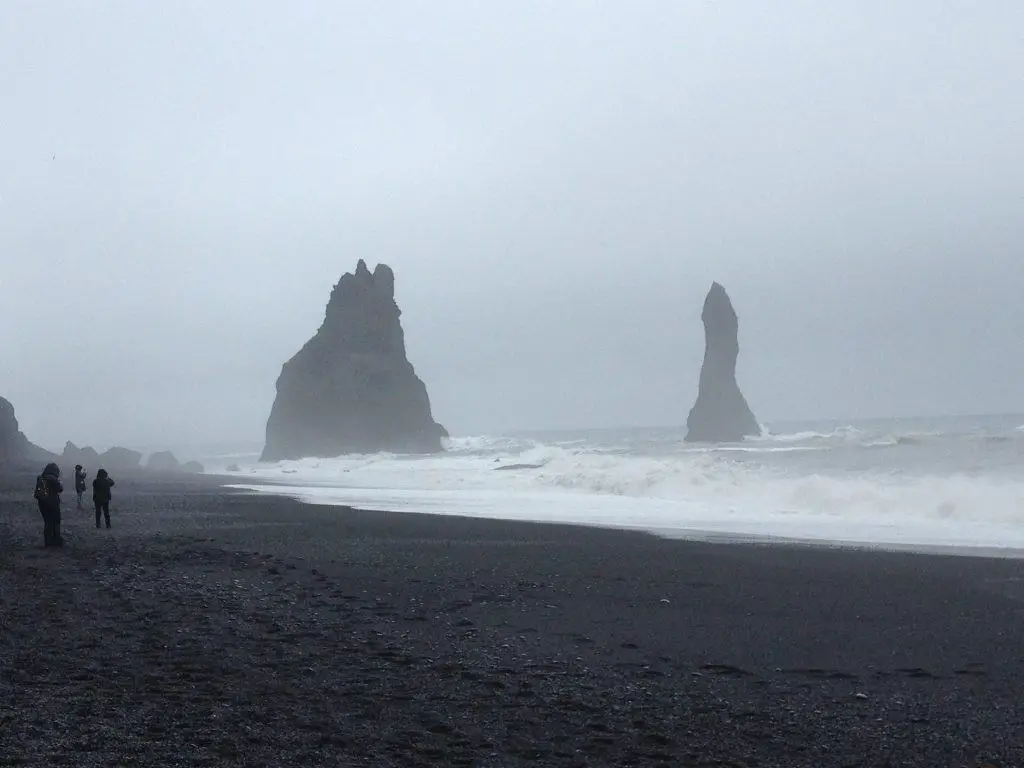 Iceland black beach