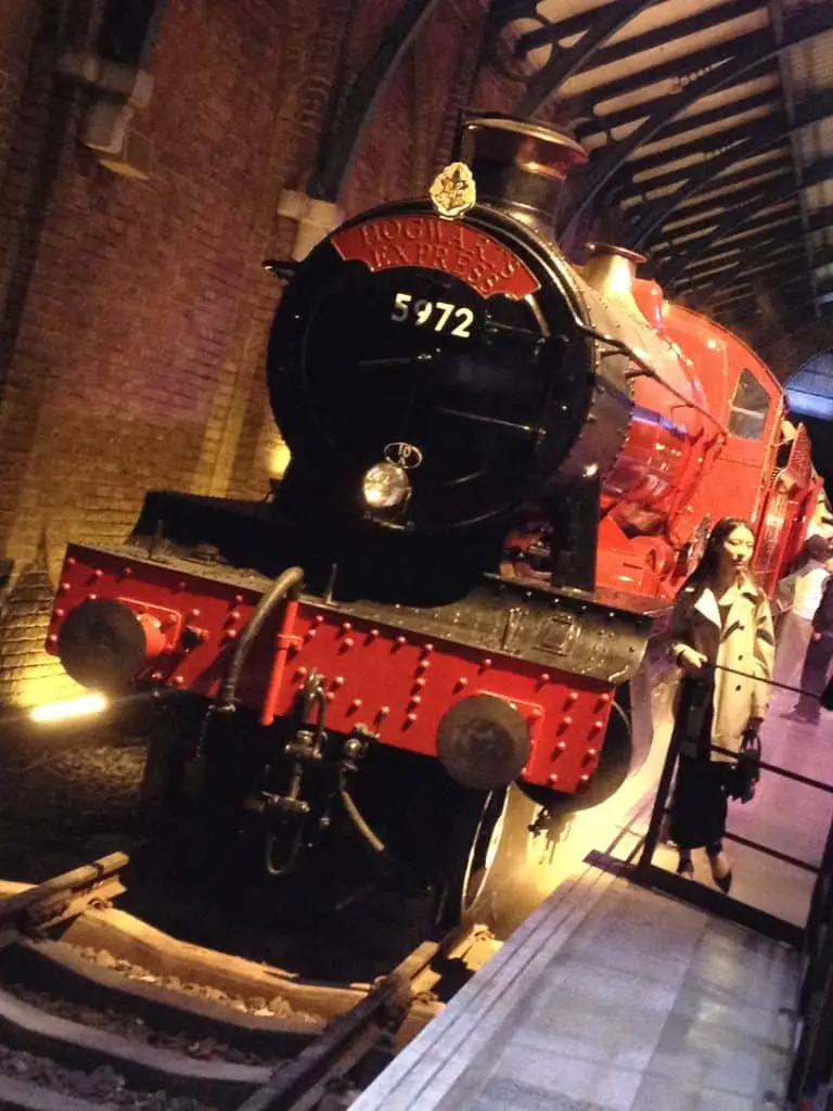 Hogwarts Express at the Making of Harry Potter tour