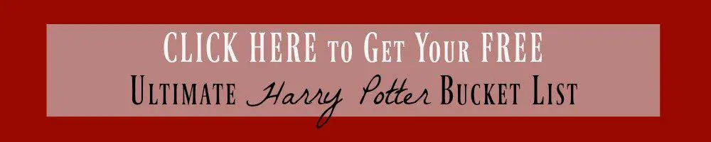Harry Potter Bucket List