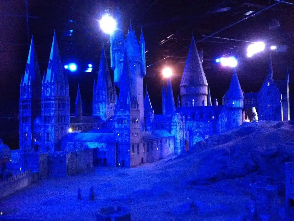 Hogwarts castle on the Warner Bros Tour