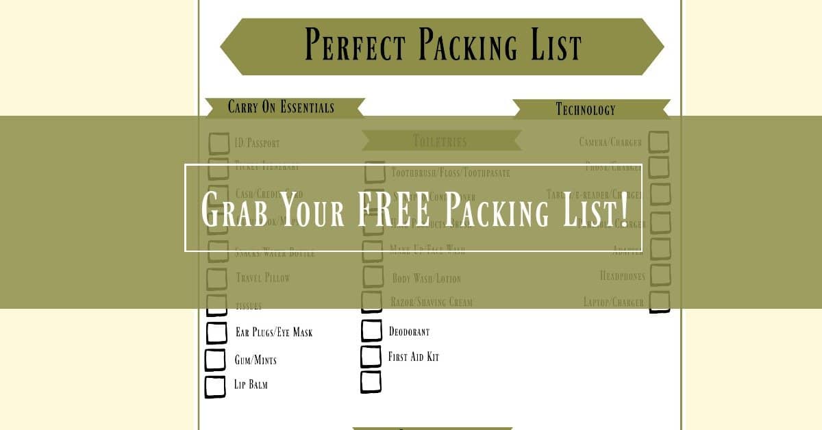 Free packing list