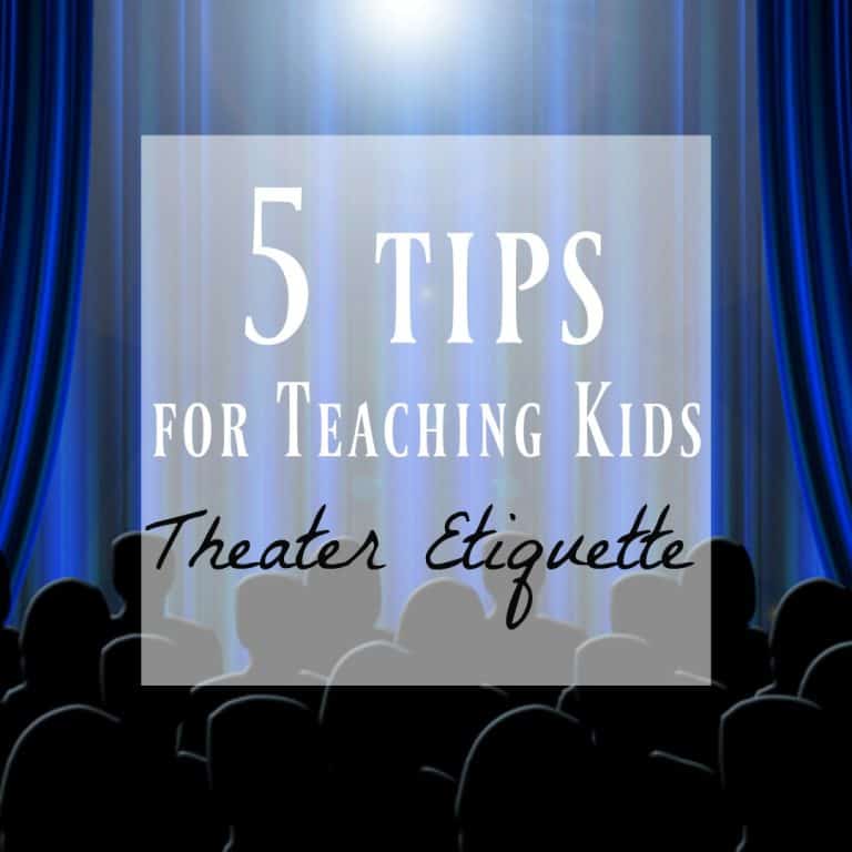 Theater Etiquette ~ Why It’s Important For Children & Parents!