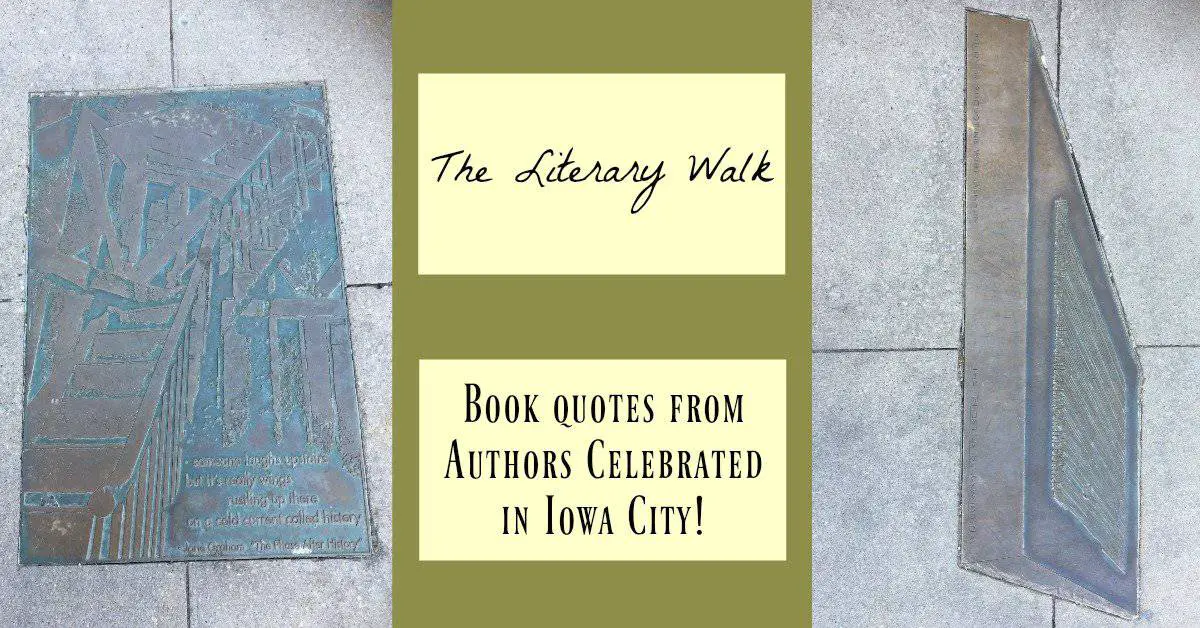 The Literary Walk for Book Lovers in Iowa City