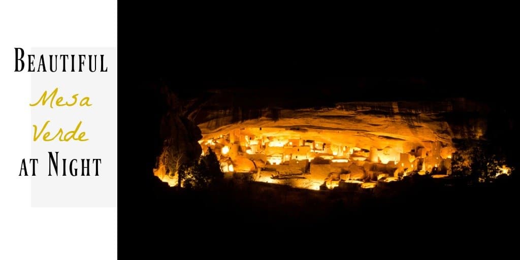 Mesa Verde at night image