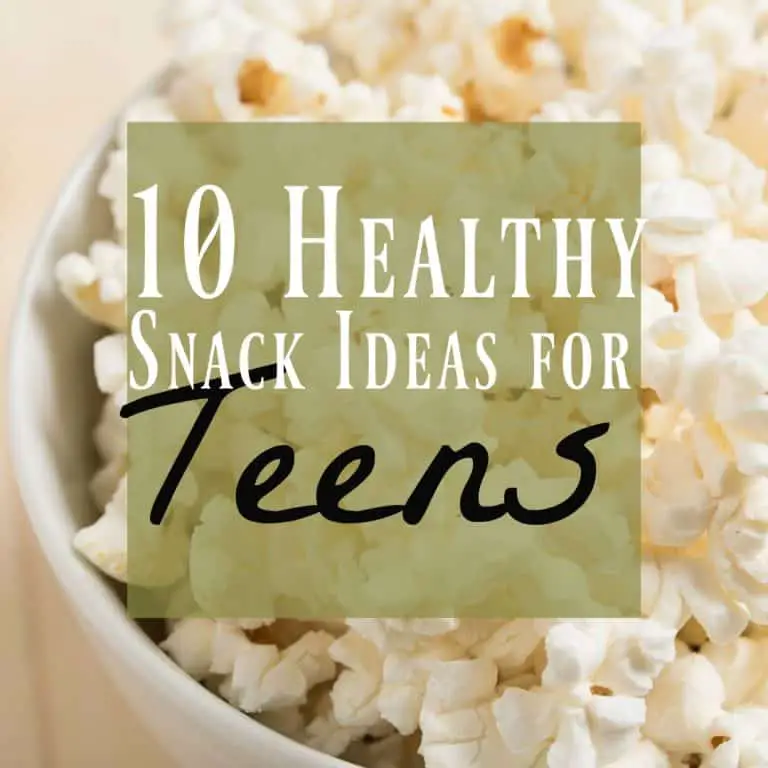 10 Healthy Snacks for Teens ~ Quick & Easy & Yummy!