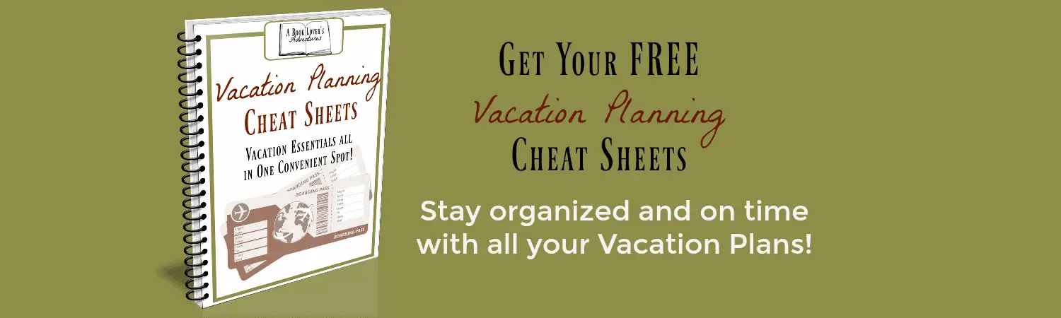 vacation planning sheets