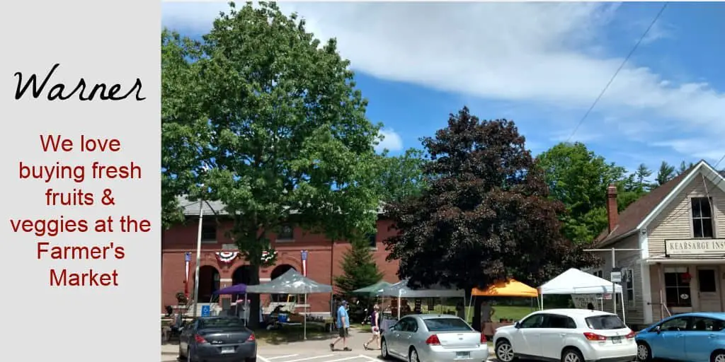 Farmers Market in Warner, NH