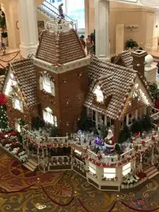the gingerbread house at the Grand Floridian