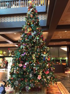 Christmas tree at the Polynesian