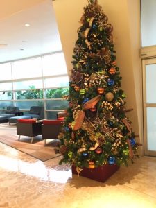 the main Christmas tree in the Contemporary hotel