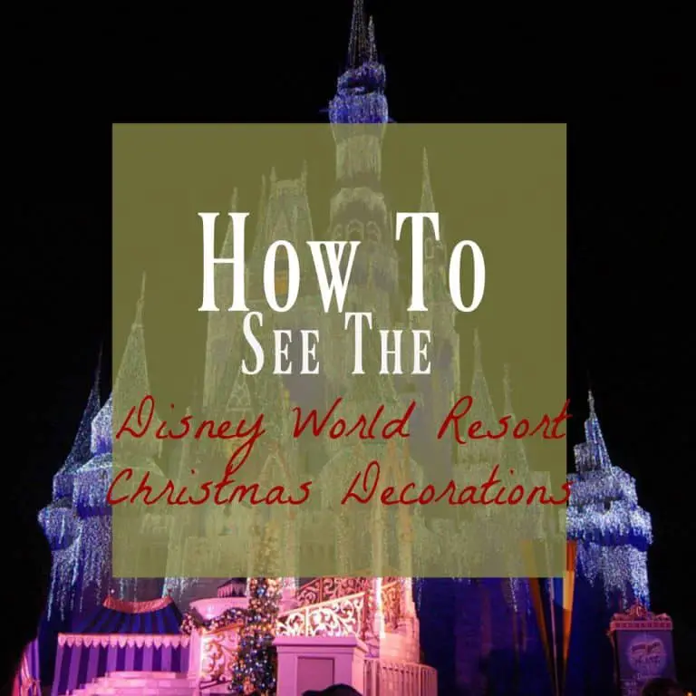 How to see Disney World Christmas Decorations (on a Budget)