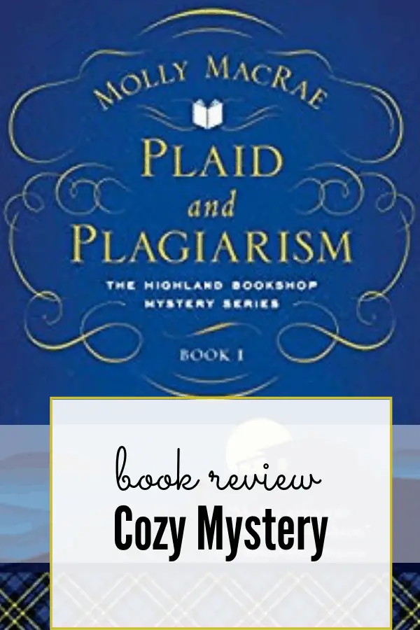 Plaid and Plagiarism book cover; cozy mystery