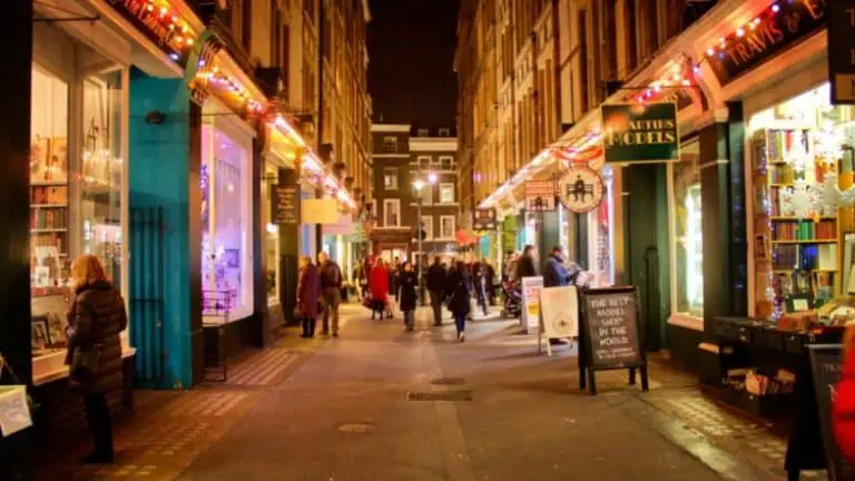Cecil Court, a Diagon Alley for book lovers. A fun part of your Harry Potter experience in London