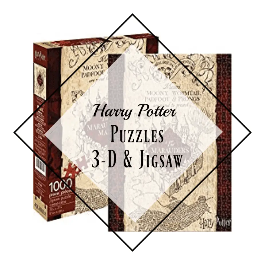 Hogwarts Puzzles, image of the Maurader's Map puzzle completed with box