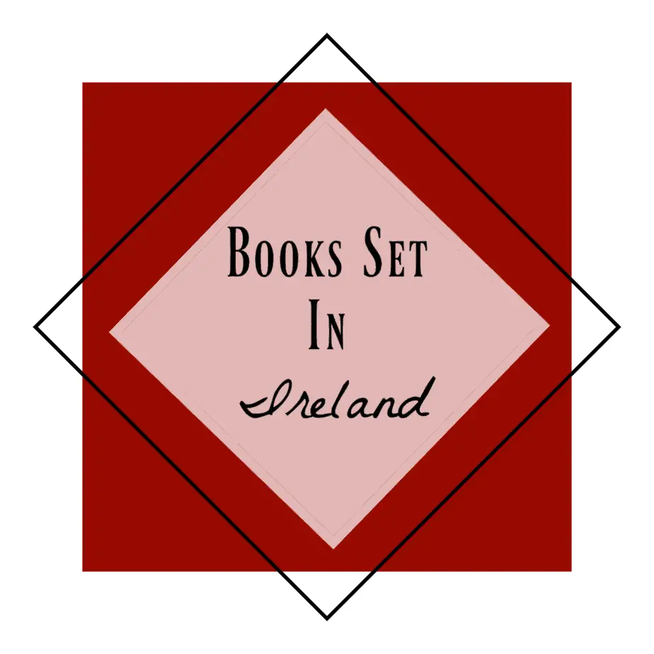 red background black text: Books set in Ireland