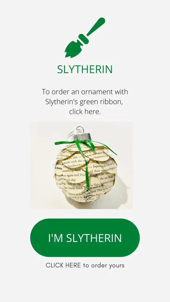 Slytherin Harry Potter Ornament