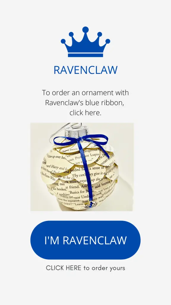 Ravenclaw Harry Potter ornament