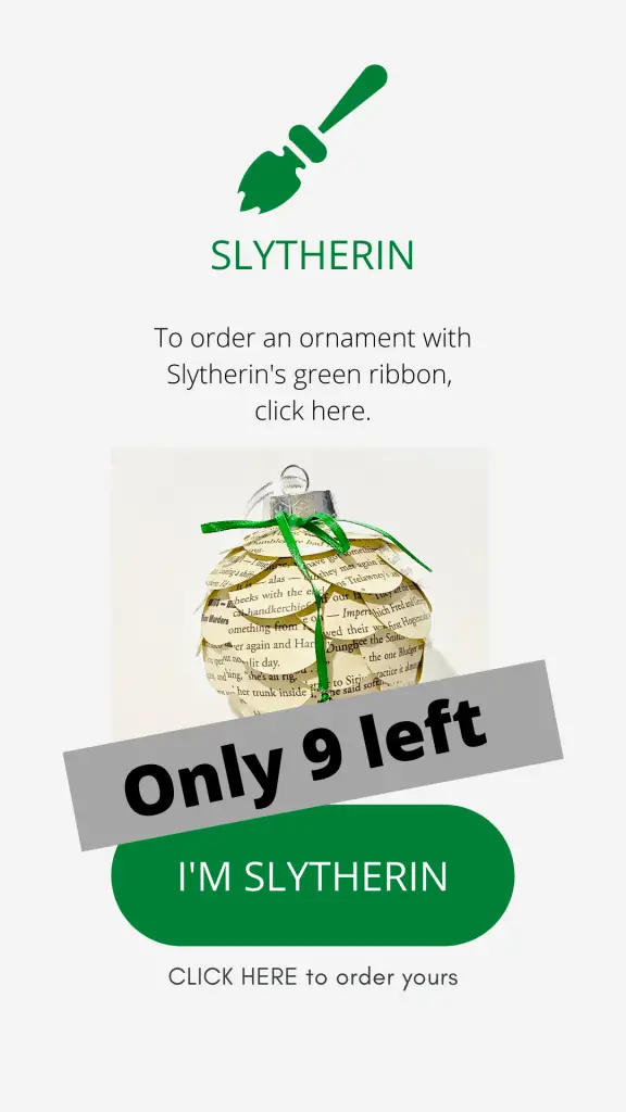 Harry Potter Slytherin ornament