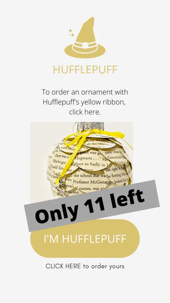 Harry Potter Hufflepuff ornament