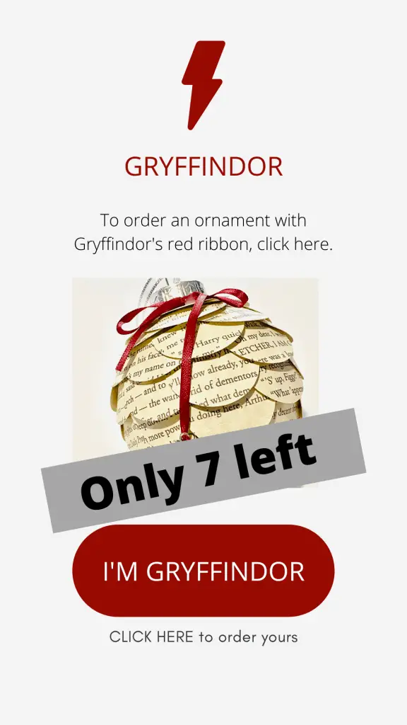 Harry Potter Gryffindor Ornament