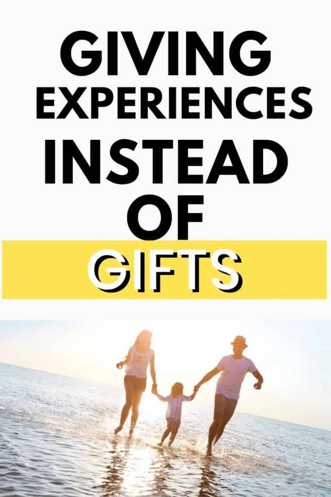 Try giving an experience instead of a gift. Go have fun and create some amazing experiences.