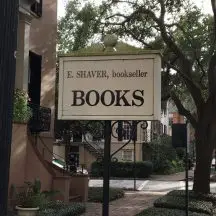 sign for E. Shavers Book Store