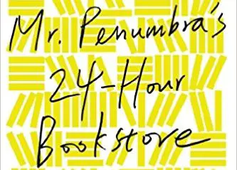 yellow book cover for Mr. Penumbra